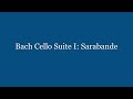Bach Cello Suite I: Sarabande (mandolin)