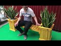 Beautiful garden decoration ideas 2023 - Planter Benches and Garden Seats