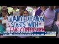Hundreds rally in Raleigh for day care funding increase