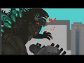 Godzilla (Full Power) VS Mechagodzilla | Animation |