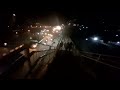 Kampala city fly over project in 2024 at night