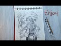 Sketch with me | How to draw Mitsuri Kamroji (full body)