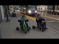 trike bros sleep on the street