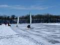 Ice Boat Racing on Lake Phalen