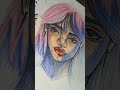 ๋࣭✧๋࣭ semirealism with affordable pencil colours✧๋࣭ #art#yotubeshorts #viralvideo