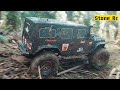 Rc Crawler 1/10 | Adventure in The Mud of an Oil Palm Plantation | Off Road Driving 4x4