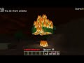 Minecraft fire test