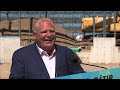 Ontario Premier Doug Ford swallows bee during press conference, makes jokes afterwards