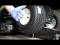 Lawn tractor tire wont inflate, try this!