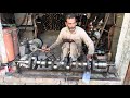 Old School Repair | Experience Machinist Rebuilding Wrecked Crankshaft From Main Journal