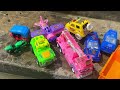 Drive the Muddy Toy Vehicle by hand and threw it into the water for cleaning | Toy Vehicles Cleaning