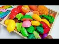 Cutting Plastic Fruit and Vegetables, Dragon fruit | Plastic vs Squishy ASMR Pop it