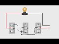 How to control 1 bulb with 3 different switches? | 3 way connection electrical wiring | Wireman
