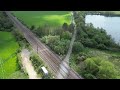 Lolham River and Railway crossing  (with Trains) #lolham #trains #river #lolhamcrossing