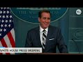 Watch: White House press briefing