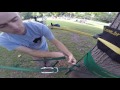 Primitive Slackline Setup