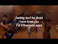 A Thousand Years - Christina Perri (Acoustic Karaoke)