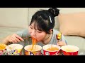 ASMR MUKBANG| Convenience store🤤 Cheese Fire Noodles, Ramyun, Tteokbokki, Hot dog, Desserts.