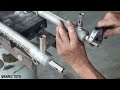 Making a Simple Air Compressor using Gas Bottle and Old Motorcycle Forks   | Very Powerful