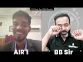 Interview with CA FINAL AIR - 1 Shivam Mishra l MAY 2024 l CA Bhanwar Borana