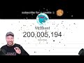 MrBeast hitting 200 Million Subscribers! 😳