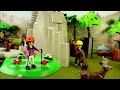Safari and Forest Adventure Sets with Playmobil Animal Figurines