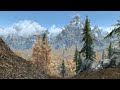 Relaxing Walk Across The Rift Of Skyrim (with mods) : Music & Ambiance