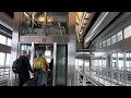 Terminal C air train elevators at Newark liberty international Airport.