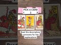 Pick A Card Reading #tarot #tarotreading #dailyreading  #pickacardtarotreading #pickacard