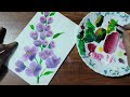 Beautiful Flowers Painting For Beginners Tutorial With Acrylic Colour paint