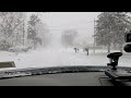 driving in Buffalo blizzard