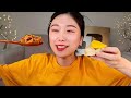 ASMR 새콤달콤 가리비비빔국수 만두 리얼먹방 :) Bibim noodles dumpling MUKBANG