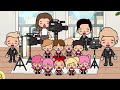 We Met Our Favorite Celebrities And Sang Christmas Carols To Them! | Mini Movie | Toca Life World
