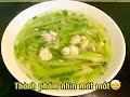 Canh bầu tôm cho ngày hè oi ả