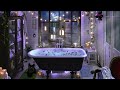 Witchy Bathroom Ambience 🛁🕯️🧹💎 | Healing Crystal Bath | Gentle Water Sounds for Sleep & Relaxation
