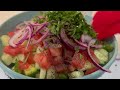 Salad Recipe / Cucumber, Avocado & Tomato Salad