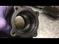 Porting and polishing an turbine (turbo)