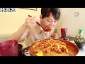 결국 못 참고 울먹이며 본사 직원과 면담까지 한 5.5.kg 대왕치즈떡볶이 도전먹방!