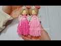 👼💖 Super Easy Christmas Angel Making Idea with Yarn - You will Love It - DIY Amazing Christmas Decor