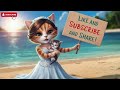 Mom fight with shark to save kitten 🐈 | Ai animal view #youtubevideo #animals #videos  #aicat #viral