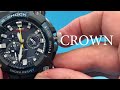Setting and using ALL watch features WITHOUT app | G Shock GWF A1000 | Tide Adjusted on Frogman