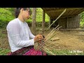 Lonely Girl: Make your own bamboo items and survive in the wild | Survive alone