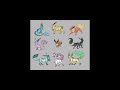 Eeveelutions (skeching process)