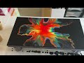 Paint and Water ONLY - Beautiful Phoenix - Abstract Acrylic Pour Fluid Art Painting Tutorial