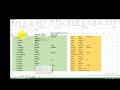 How to convert text to columns in Microsoft Excel.
