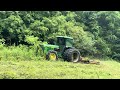 Bushhogging Overgrown and Rough Bushes