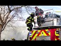 2 ALARM FULLY INVOLVED Structure Fire Brick, New Jersey 1/24/22