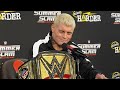 CODY RHODES ON THE RETURN OF ROMAN REIGNS & MORE! | WWE SUMMERSLAM 2024 PRESS CONFERENCE