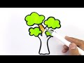 How to Draw a Tree - Easy Tutorial for Kids