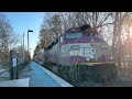 MBTA Commuter Rail on the Newburyport/Rockport Line - February 2024